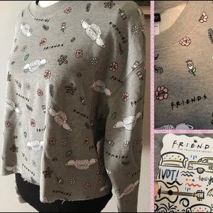 Friends TV Show Crop Soft Sweatshirt